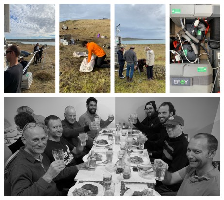 We raise a glass for six months of steady operation of THE FIELD STATION | SOLANDER’S EYE, with “‚Solander Gin‚” cooled with ice from #vatnajokullnationalpark. Thank you for your cooperation @ahlberger  @uni_iceland  #Solander250