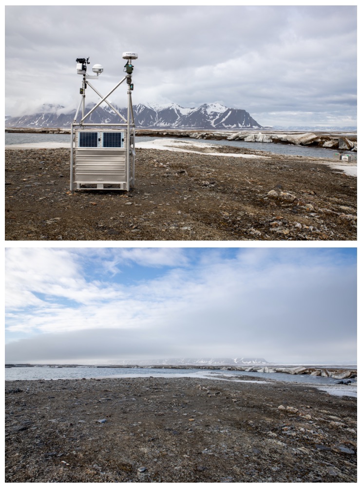 An important part of the Field Station | Naturae Observatio system is that it should be easy to manage in the field and only need technical oversight once a year. As well as the place where it has been standing, is left without visible traces. The bottom picture shows the location of the station after dismantling – returned to the rhythm of Nature! PHOTO: Matts Ekman | Bridge Builder Expeditions Spitsbergen, VOYAGE V, 2020.