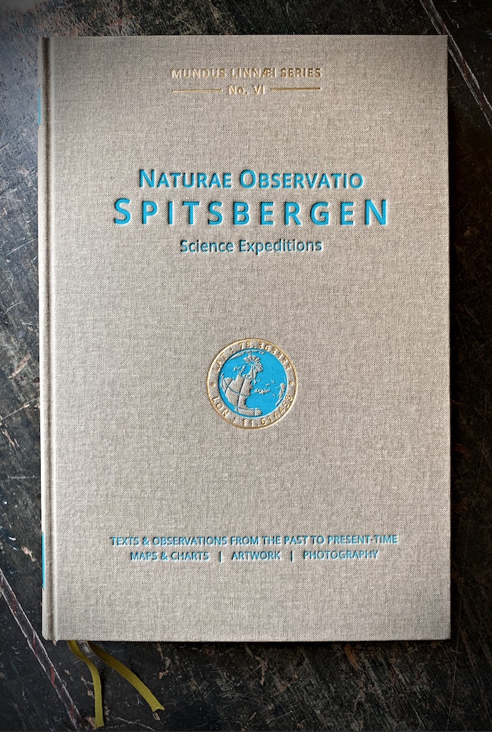 The planned book NATURAE OBSERVATIO SPITSBERGEN – Science Expeditions cover. PHOTO: The IK Foundation.