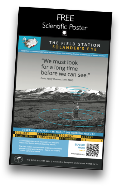 For the annual Science Fair in Reykjavik, we have developed a NEW SCIENTIFIC POSTER to be shown along with other exhibiting researchers’ work related to the FIELD STATION SOLANDER’S EYE. Download link > www.ikfoundation.org/ilinnaeus…