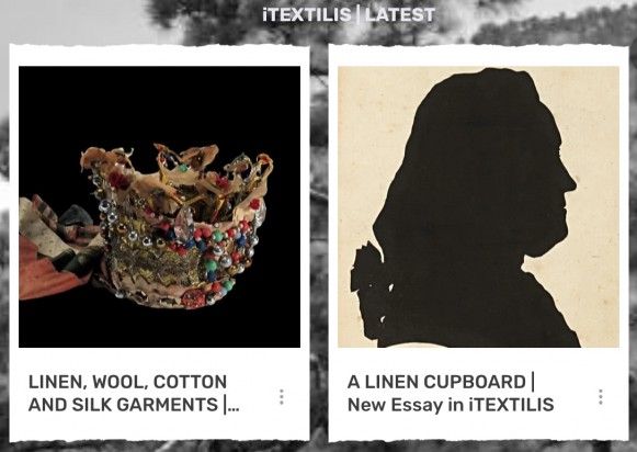 Latest essays in iTEXTILIS by Textile historian Viveka Hansen > www.ikfoundation.org/itextilis…