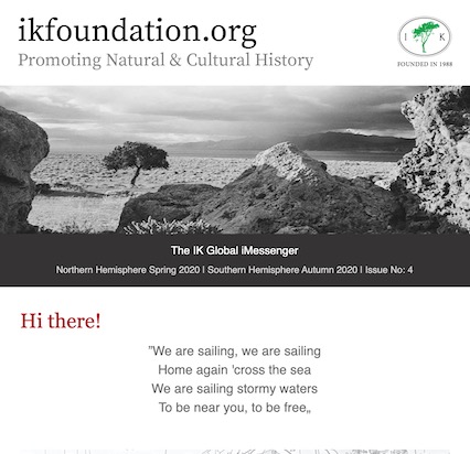 We are sailing… | The IK Foundation iMESSENGER | Issue No: 4. 2020