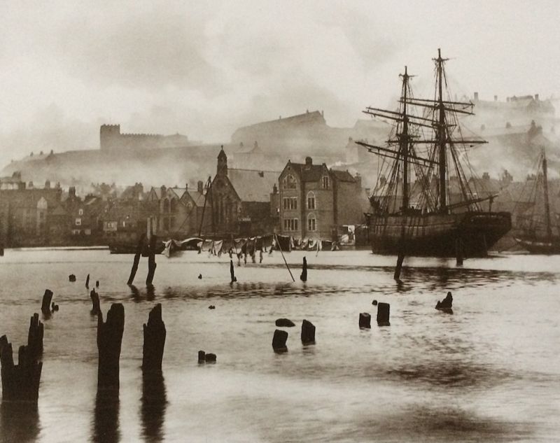 Judging by the addresses given by dyers in censuses, advertisements in the local paper and directories alike – many lived and worked along the streets and lanes close to the River Esk. Having constant access to water is crucial to the dyers’ daily work. This late 19th century photograph by Frank Meadow Sutcliffe gives a view of the river in the upper harbour and the eastern side of the old town where some of the dyers were active. (Courtesy: Whitby Museum, Photographic Collection, Sutcliffe, 25-44).